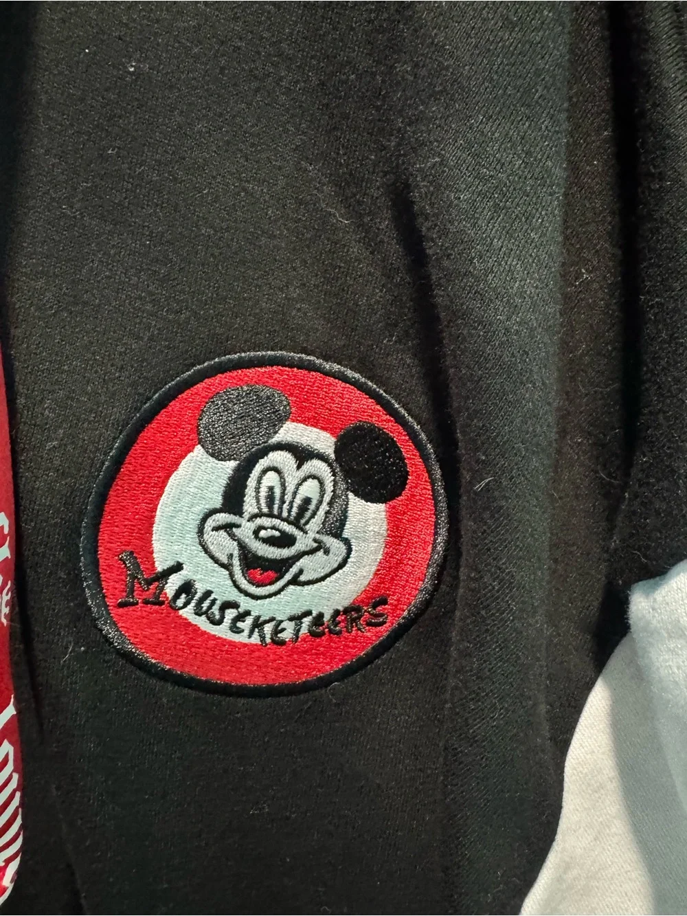Loungefly Mickey Mouseketeer Hooded Sweater with Red Accents